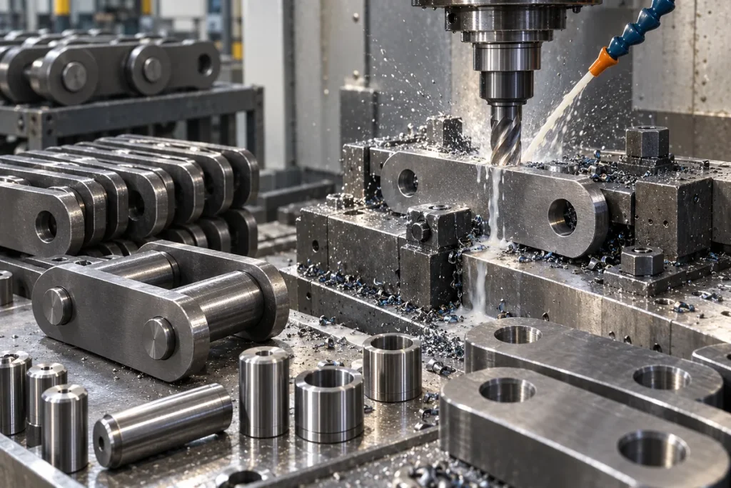 cnc machining chain components