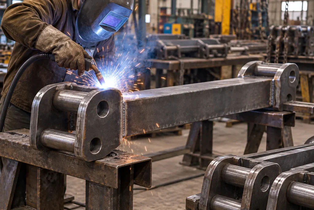 flight bar welding process